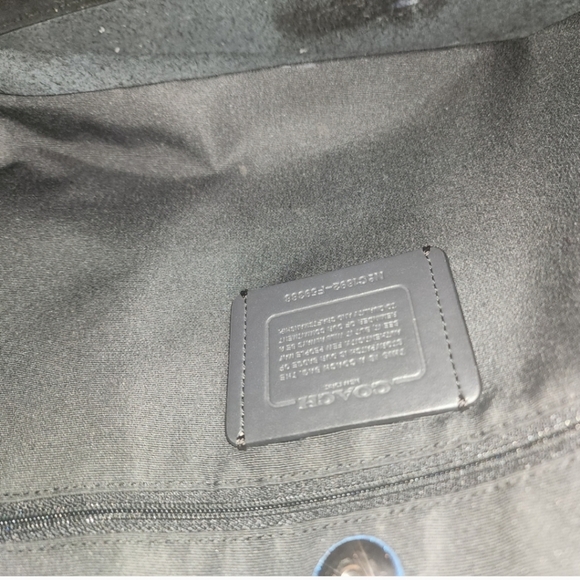 RARE Coach hologram iridescent metallic tote bag - Picture 4 of 14